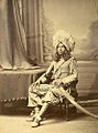 ریاست بہاولپور دے نواب محمد بہاول خان عباسی پنجم بہادر (1883–1907) سٹھان زیب تن کیتے ہوئے