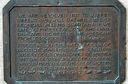 Bloody Marsh plaque, July 7, 1742 (Old Style)