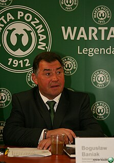 Bogusław Baniak Polish association football player