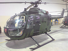 The Bolkow Bo-105 is the main mission- and training-helicopter at Celle Air Base Bolkow Bo-105P1 M des HFlgAusbZentr C.jpg