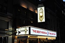 Seen at night Book of Mormon @ Eugene ONeill Theatre on Broadway.jpg