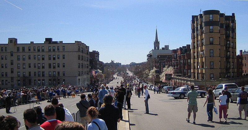 File:Boston marathon mile 25 050418 cropped.jpg