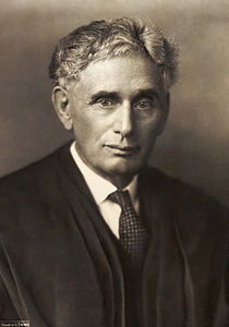 Louis Brandeis, by Harris & Ewing (edited by Durova)