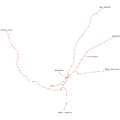 Carte du tramway de Bratislava