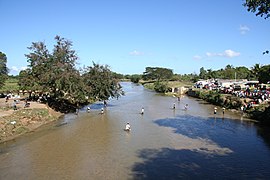 Grenzfluss zwischen Haiti und der Dominikanischen Republik