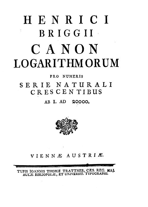 Canon logarithmorum