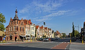 La N9 à Bruges : avenue de Scheepsdale