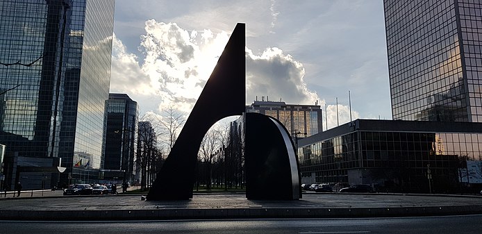 Esprit ouvert, Boulevard du Roi Albert II à Bruxelles