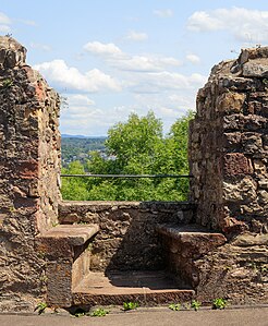 "Old building" Upper bailey Rötteln Castle Lörrach Germany