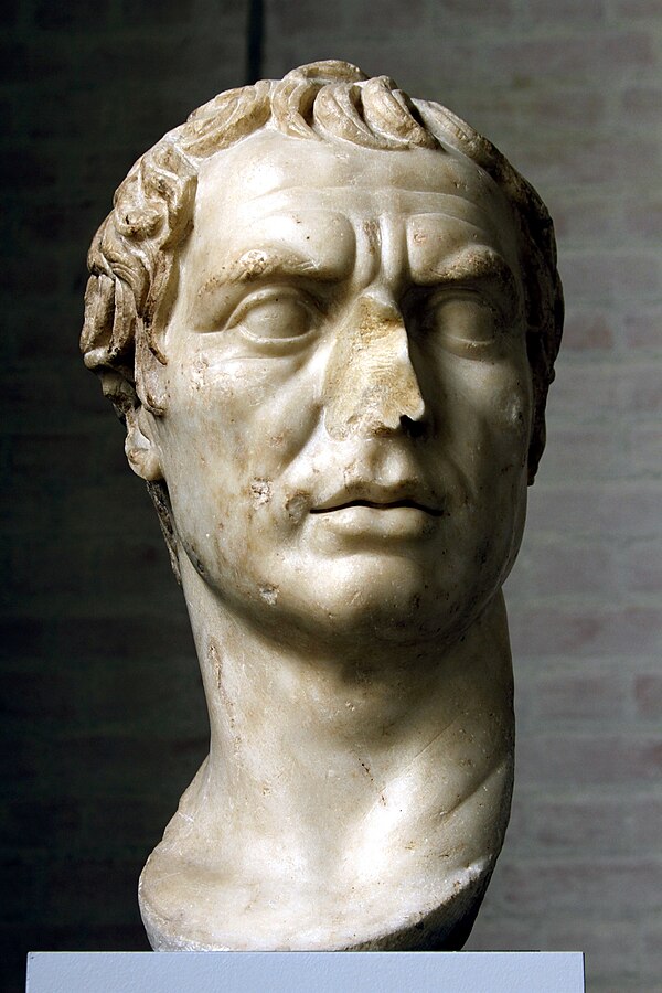 Ancient bust of Scipio Africanus, princeps senatus from 199 to 184/183 BC.