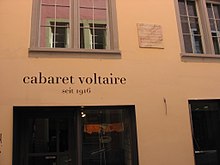 Cabaret Voltaire in Zurich, as it appeared in 2006 Cabaretvoltaire.jpg