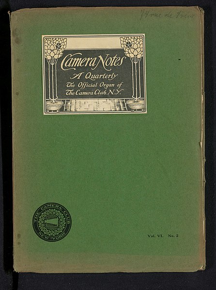 File:Camera notes The Camera Club of New York (titel op object), RP-F-2001-7-1187D.jpg