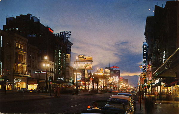 Canal Street in the 1950s