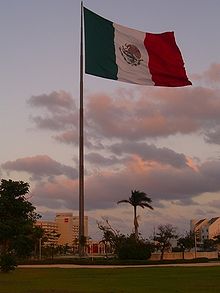 Flagge bei Cancún