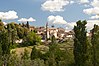 Castelnuovo Berardenga - Panorama del borgo e della chiesa della Compagnia di Maria Santissima del Patrocinio