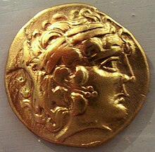 Cenomani gold coin, 5th-1st century BCE, French Gaul Cenomani gold coin 5 to 1st century BCE French Gaul.jpg