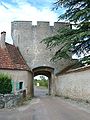 Château-fort de Druyes-les-belles-Fontaines, Yonne) - la porte du bourg