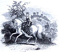 Rhiannon rijdt in Arberth, 1877
