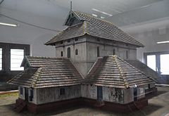 A rebuilt structure of the old Cheraman Juma Mosque, Kerala, which is often considered as the first Masjid of India