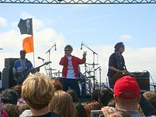 Wallach performing with Chester French in Treasure Island, California, in 2008 Chester French in Treasure Island, California.jpg