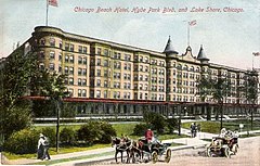 Chicago Sahil Oteli Kartpostalı (1910)