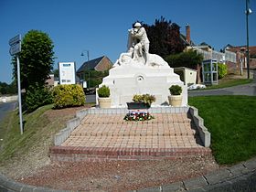 Obraz ilustracyjny stojącego pomnika 58. dywizji brytyjskiej