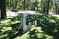 Civil War veterans graves, Rienzi Cemetery, Fond du Lac, Wisconsin.