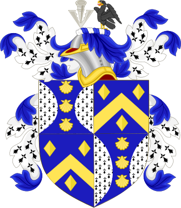 File:Coat of Arms of George Clarke.svg