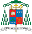 Coat of arms as Archbishop of Nueva Segovia