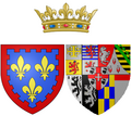 Coat of arms of Marie Thérèse of Savoy as Countess of Artois.png