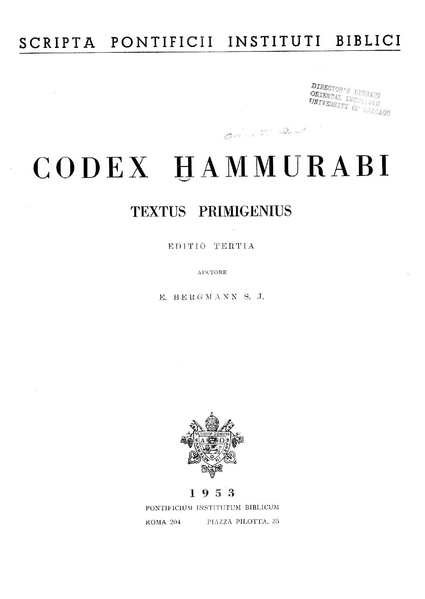 File:Codex Hammurabi (Bergmann).pdf