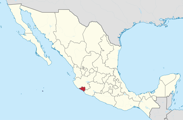 Colima in Mexico (location map scheme).svg