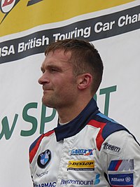 Colin Turkington - 2017 BTCC Knockhill (niedziela, podium R2).jpg