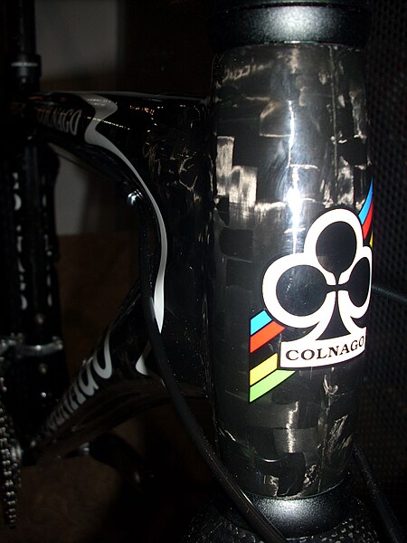 File:Colnago carbon frame.JPG