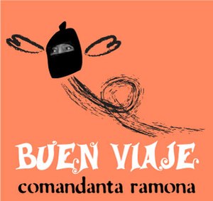 Poster commemorating EZLN Comandanta Ramona