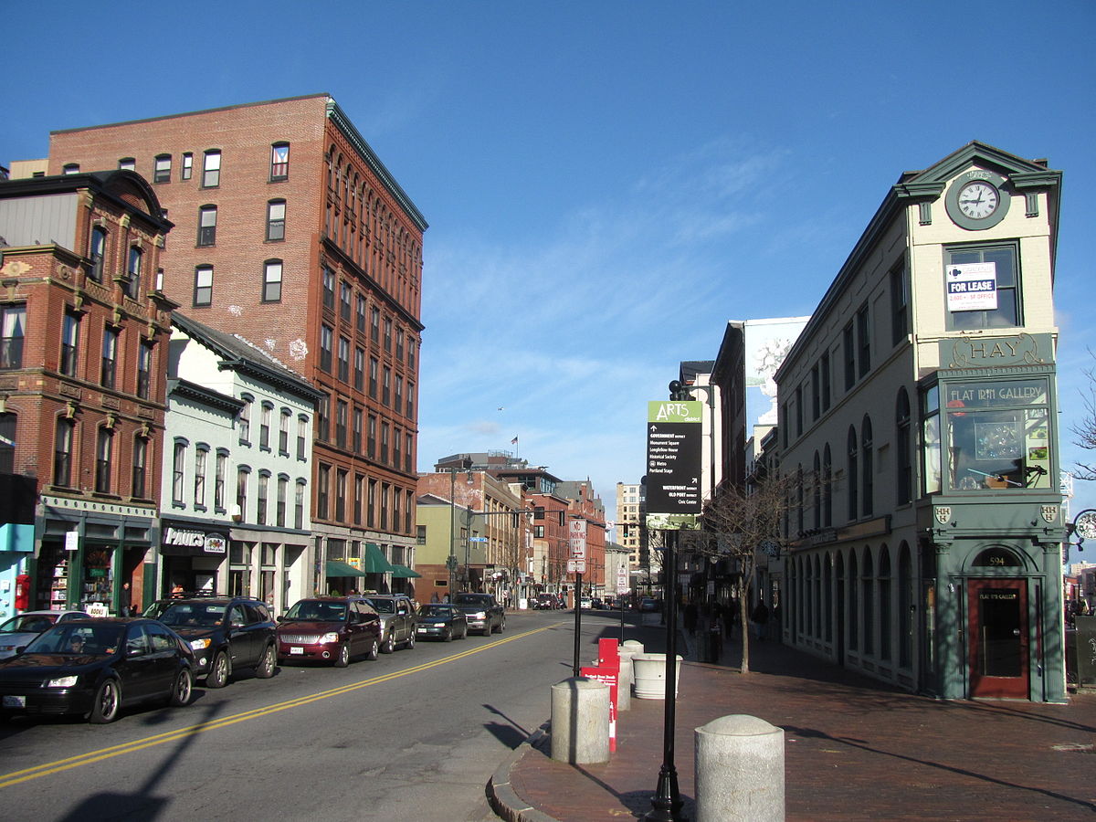 downtown portland, me