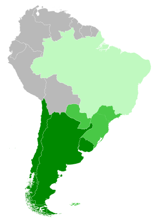 <span class="mw-page-title-main">Southern Cone</span> Southern subregion of South America