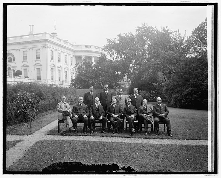 File:Coolidge Cabinet, (White House, Washington, D.C.) LCCN2016824233.jpg