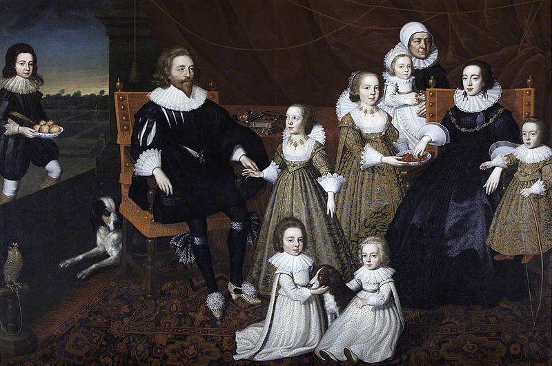 File:Cornelius Johnson (1593-1661) (after) - Sir Thomas and Lady Lucy with Seven of Their Children - 533841 - National Trust.jpg