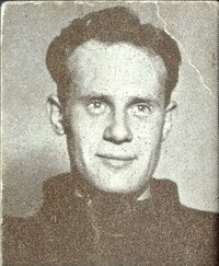 Curt Thorstensson på en Alfabild från 1950/1951.