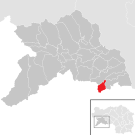 Poloha obce Dürnstein in der Steiermark v okrese Murau (klikacia mapa)