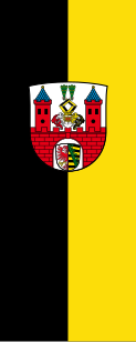 Bannerflagge der Stadt Bernburg (Saale)