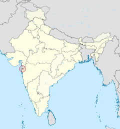 Dadra and Nagar Haveli in India (disputed hatched).svg