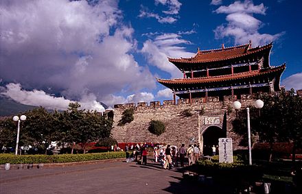 South gate of the ancient city of Dali