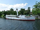 Barco remolcador y de pasajeros "Nordstern" con una máquina de vapor de triple expansión