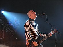 Andriano performing with Alkaline Trio in 2006