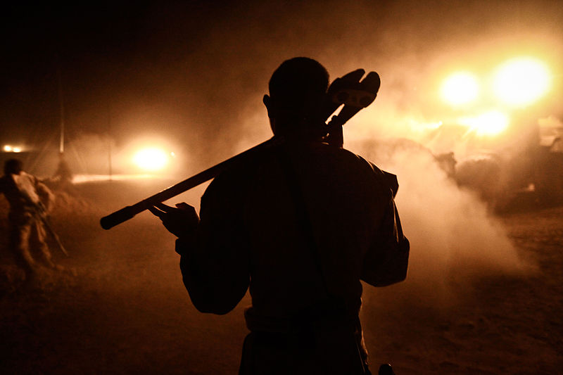 File:Defense.gov News Photo 111213-M-PH073-566 - Lance Cpl. Luis Holguin a combat engineer with Alpha Company 9th Engineer Support Battalion waits for a tractor to move so he can use his bolt.jpg