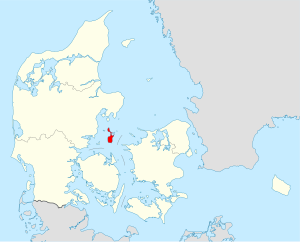 Location of Samsø