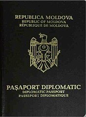 Moldovan Diplomatic passport 1995