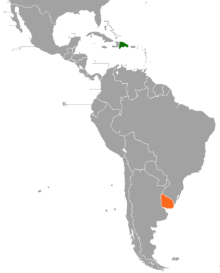<span class="mw-page-title-main">Dominican Republic–Uruguay relations</span> Bilateral relations